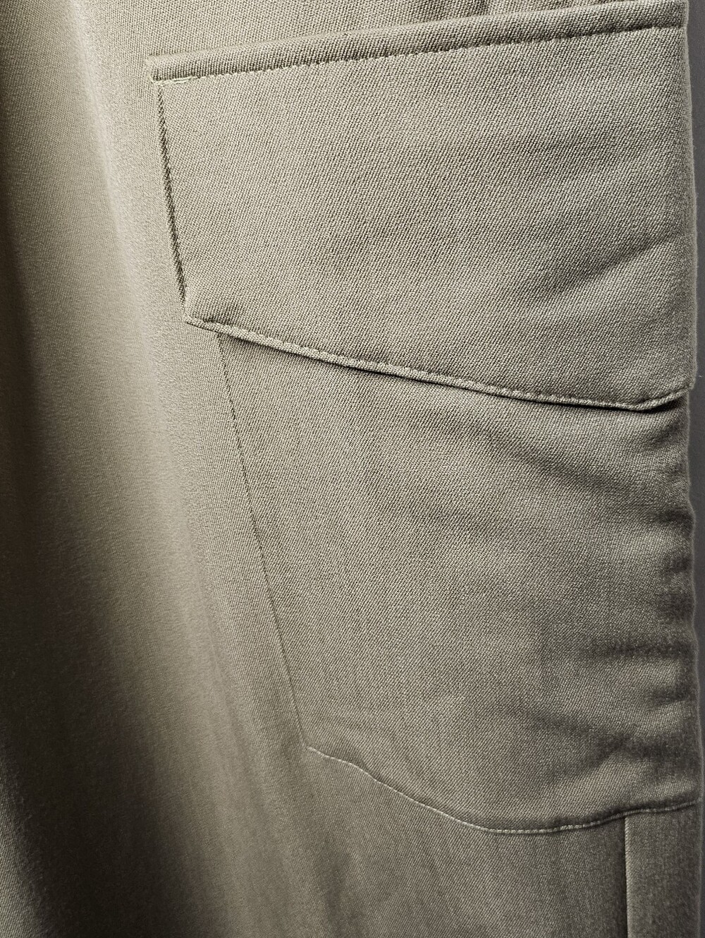 And Now This Women's Plus Size 2X Tan Wide Leg Cargo Pants Pleated Utility - Picture 7 of 15